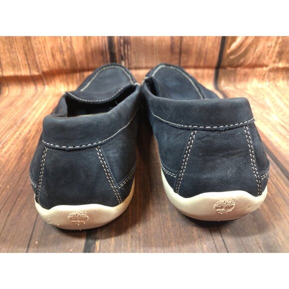 Timberland Earthkeepers Blue Leather Slip on Loafer Boat Shoes Mens 10.5 (j6b) - Picture 9 of 10